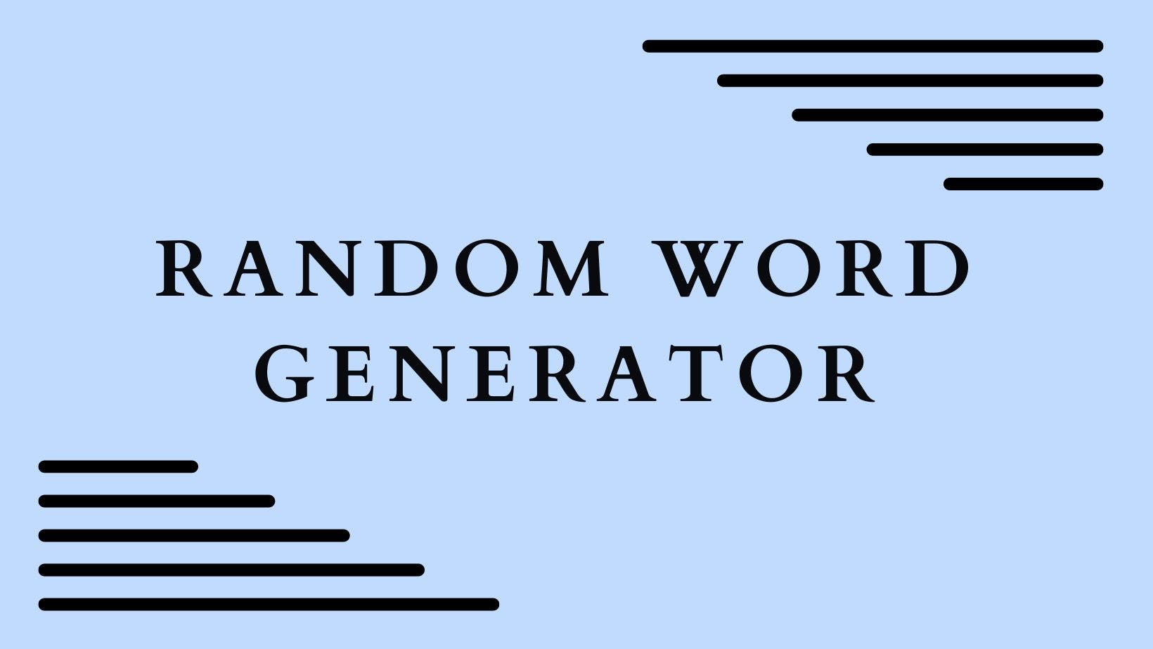 Cover Image for Free Random Word Generator by Merlin AI